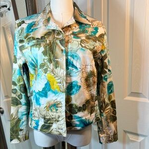 Caribbean Floral Blazer - Multicolor